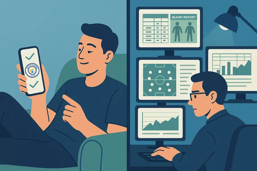 Comparison between lazy betting on favorites versus proper research and analysis approach